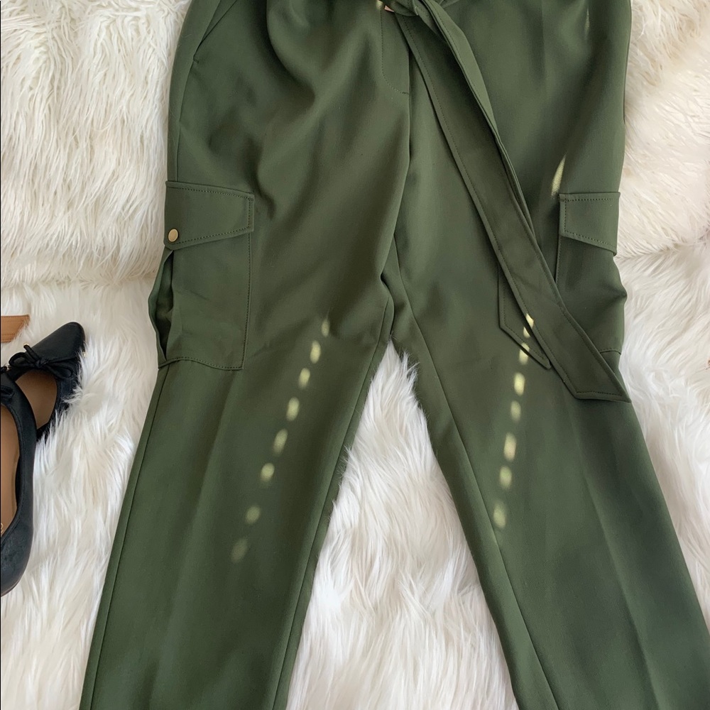 Ann Taylor office pants with cargo pockets.